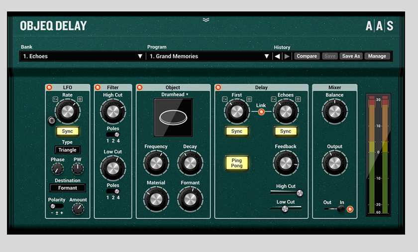 AAS Applied Acoustics Systems OBJECT DELAY